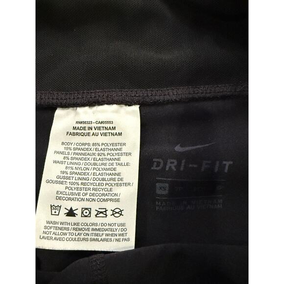 Nike Womens Black Power Running Cropped Leggings Size XS CD8214-010 - Picture 5 of 9